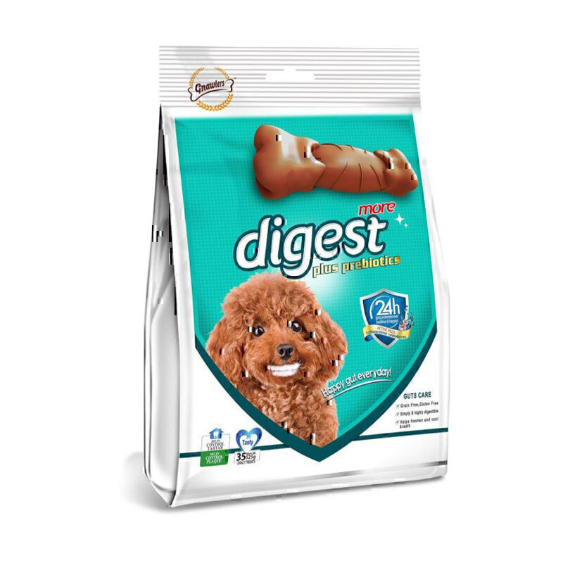 تشویقی سگ گناولرز سلامت دستگاه گوارش Gnawlers Digest More Dog Treat بسته ۷ عددی